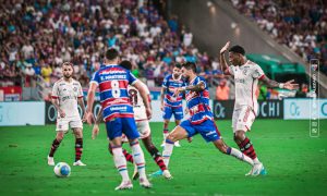 Fortaleza x Flamengo empatam sem gols (Foto: Leonardo Moreira/Fortaleza)