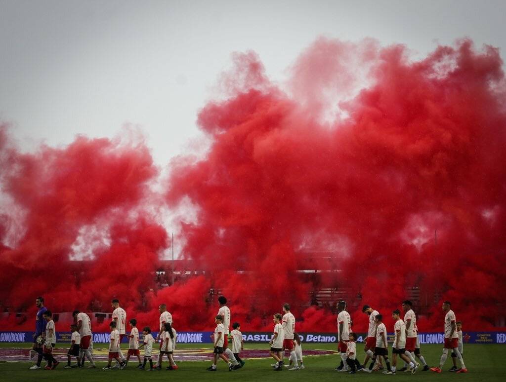 Jogadores do Red Bull Bragantino. (Foto: Ari Ferreira/Red Bull Bragantino)