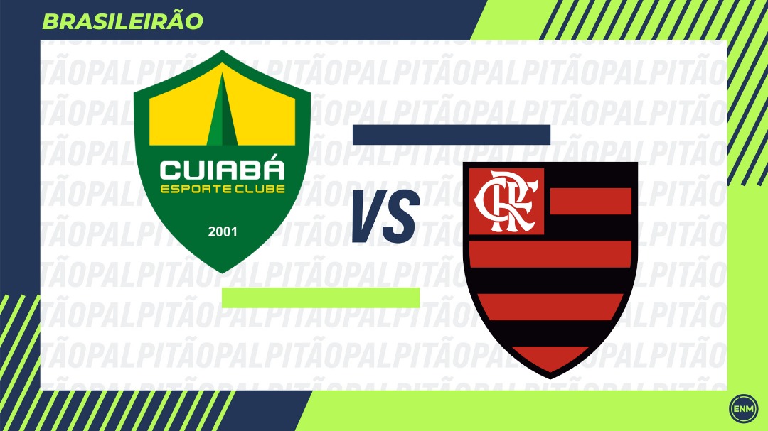 Cuiabá x Flamengo (Foto: Arte ENM)