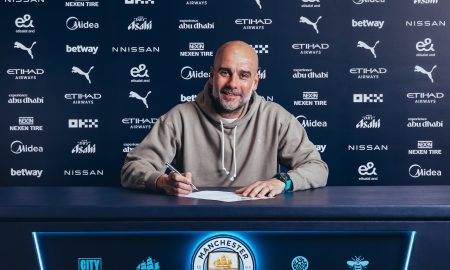 Pep Guardiola City. (Foto:Divulgação/Manchester City)