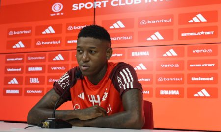 Vitão destaca bom momento do Inter no Brasileirão: 'fruto de muito trabalho' (Foto: Ricardo Duarte/SC Internacional)