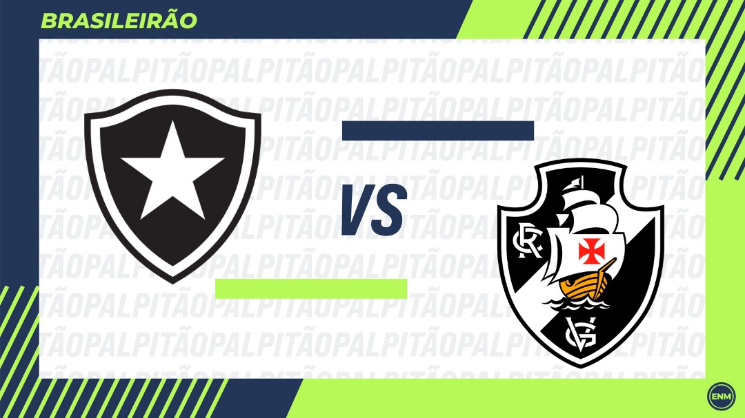 Palpitão do jogo Botafogo x Vasco (Arte: ENM)