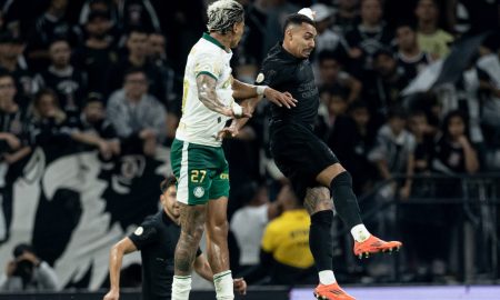 Após a vitória do Corinthians no clássico contra o Palmeiras, Matheusinho comentou sobre a cabeça de porco que foi arremessada durante a partida. (Foto: Rodrigo Coca/Agência Corinthians)