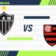 Atlético-MG enfrenta o Flamengo pela Copa do Brasil. (Foto: Arte/ENM)