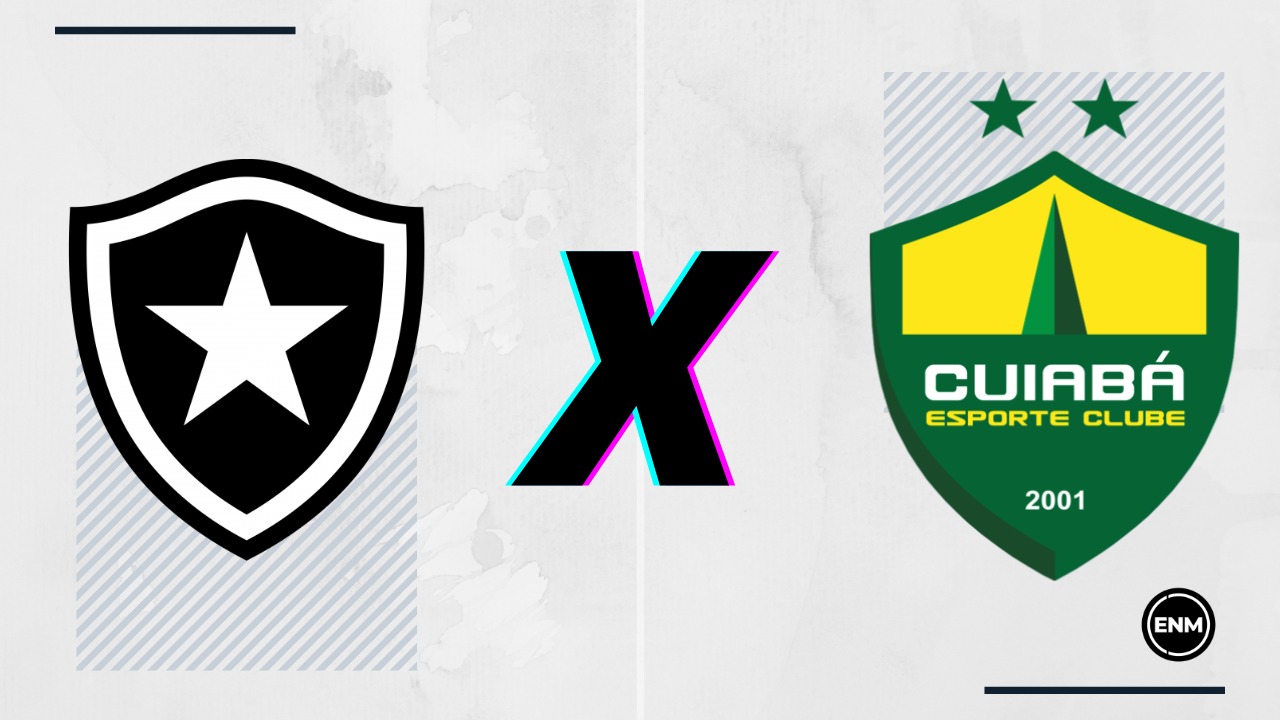 Palpitão do jogo entra Botafogo e Cuiabá (Arte: ENM)