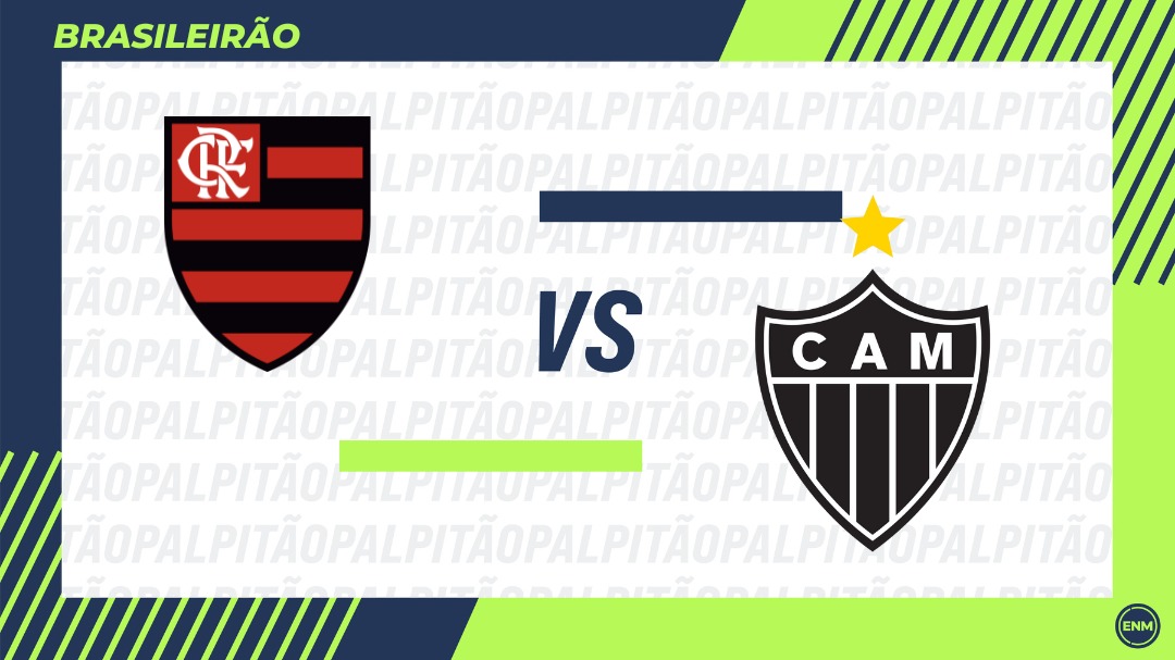 Flamengo e Atlético-MG voltam a se encontrar após decisão da Copa do Brasil (Arte: ENM)