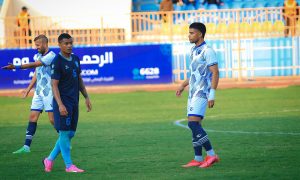 Lynconl vive bom momento na temporada e agradece: 'sou grato ao clube'. (Foto: Divulgação/Al Ramadi)