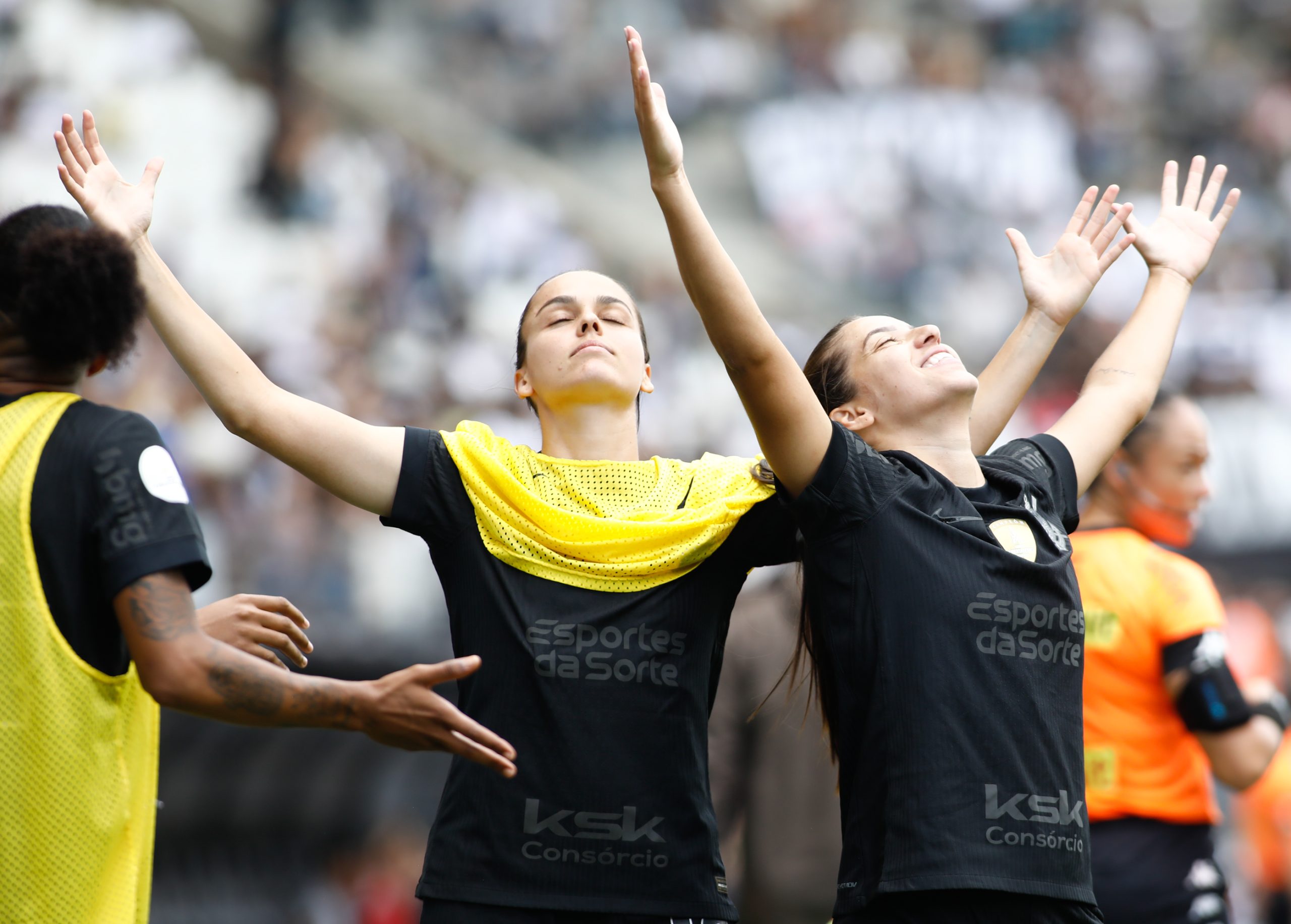 Mais um clássico: Depois de enfrentar o São Paulo na semi, Corinthians terá o Palmeiras na final do Paulistão Feminino. (Foto: Rodrigo Gazzanel / Agência Corinthians)