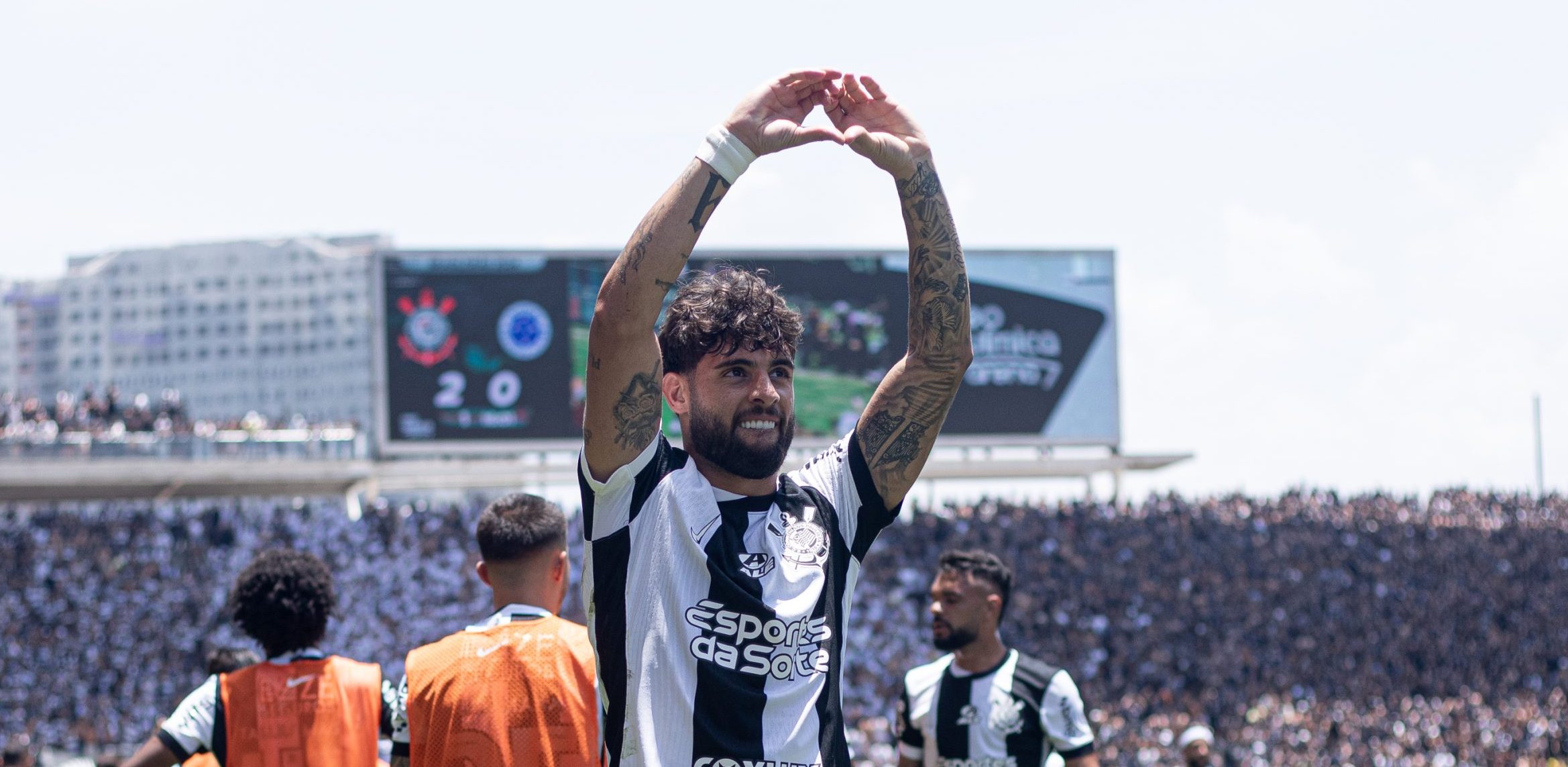 Augusto Melo garante permanência de Yuri Alberto no Corinthians em 2025. (Foto: Rodrigo Coca/Agência Corinthians)