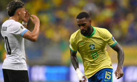 Gerson fez o gol do Brasil. (Foto: Pedro Vilela/Getty Images)