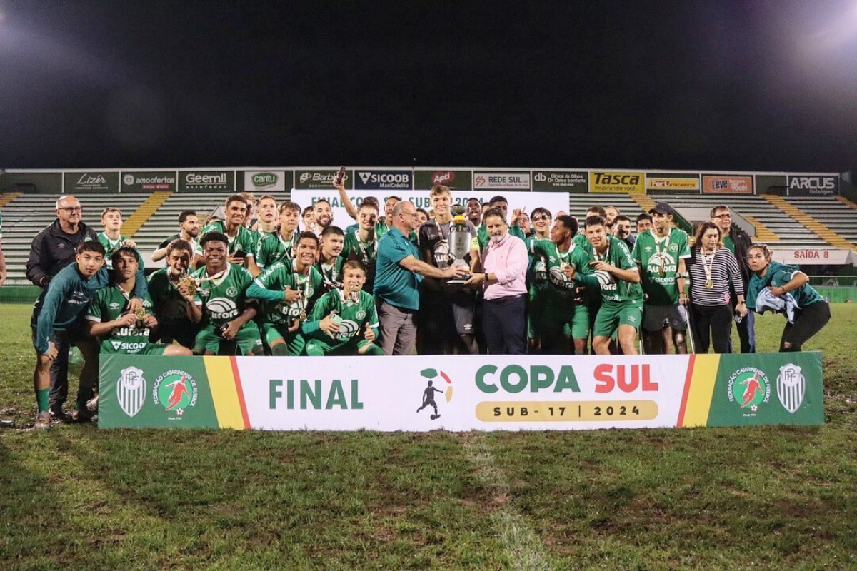 Chapecoense supera Athletico e é campeã da Copa Sul Sub-17 (Foto: Carla Cenci/ACF)