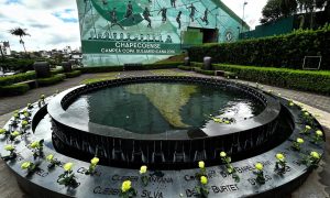 Chapecoense fez homenagens oito anos após tragédia (Foto: Divulgação / Chapecoense)