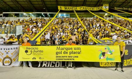 Projeto Recicla Junto celebra cinco anos de atuação no estádio do Criciúma (Foto: Divulgação/Criciúma)