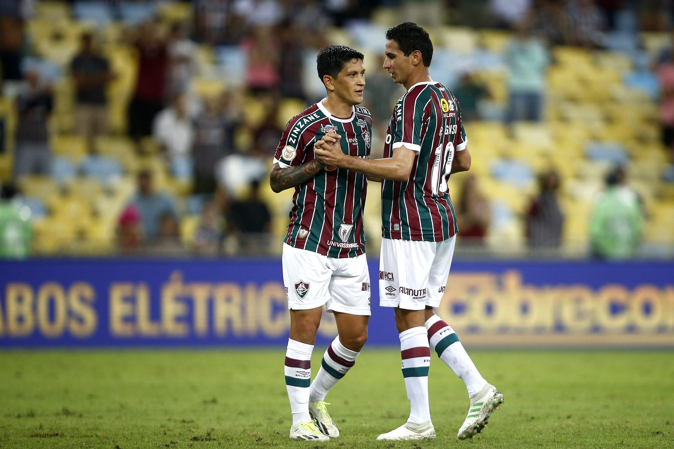 Cano e Ganso pelo Fluminense. (Foto: Wagner Meier/Getty Images)