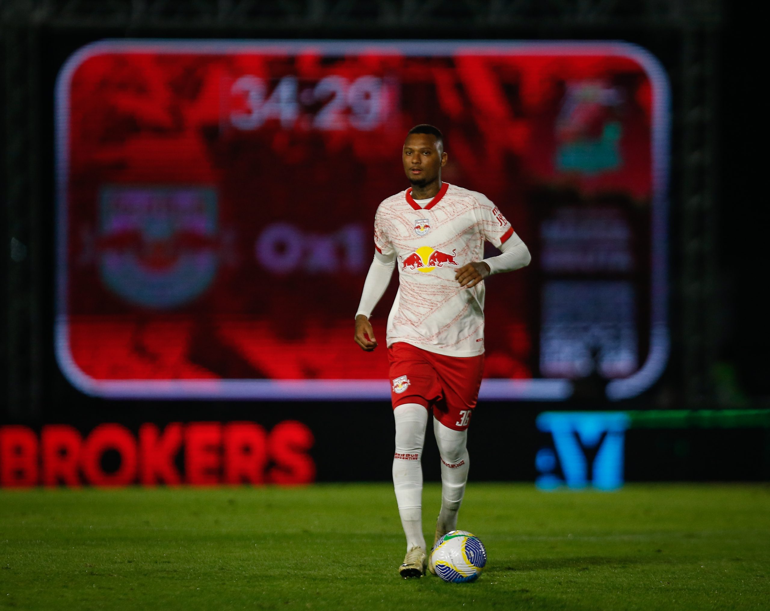 Luan Cândido, jogador do Red Bull Bragantino. (Foto: Ari Ferreira/Red Bull Bragantino)