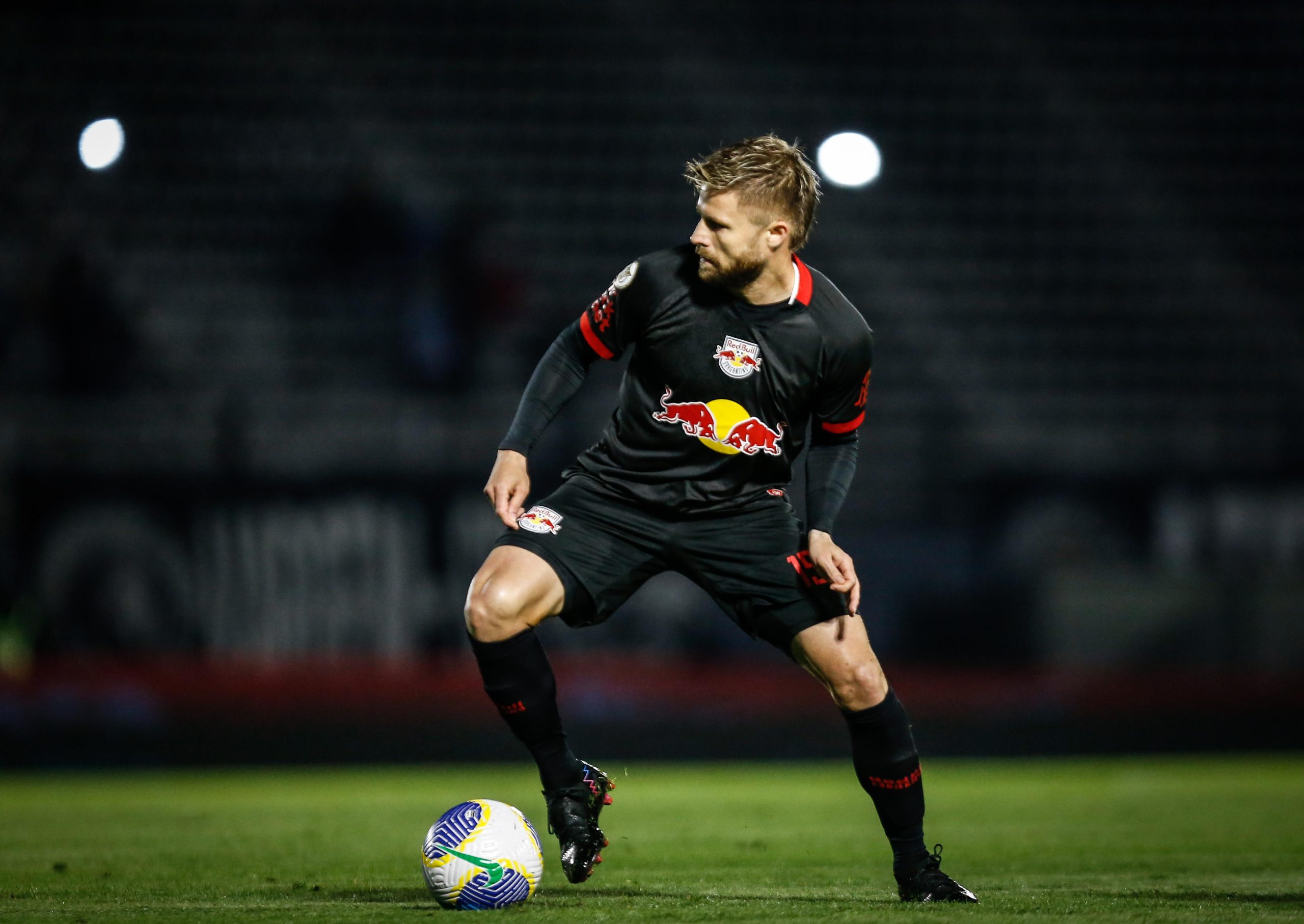 Eduardo Sasha, jogador do Red Bull Bragantino. (Foto: Ari Ferreira/Red Bull Bragantino)