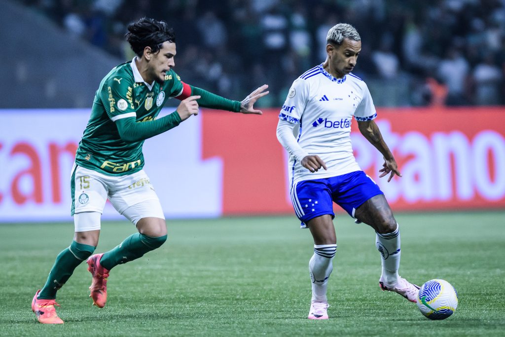 Cruzeiro e Palmeiras se enfrentam. (Foto: Gustavo Aleixo/Cruzeiro)