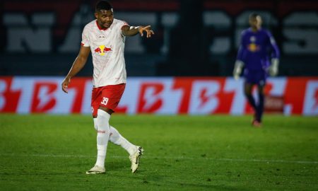 Douglas Mendes, jogador do Red Bull Bragantino. (Foto: Ari Ferreira/Red Bull Bragantino)