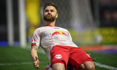 Eduardo Sasha, jogador do Red Bull Bragantino. (Foto: Ari Ferreira/Red Bull Bragantino)