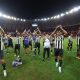 Botafogo comemorando a vitória. (Foto: Vitor Silva/Botafogo)