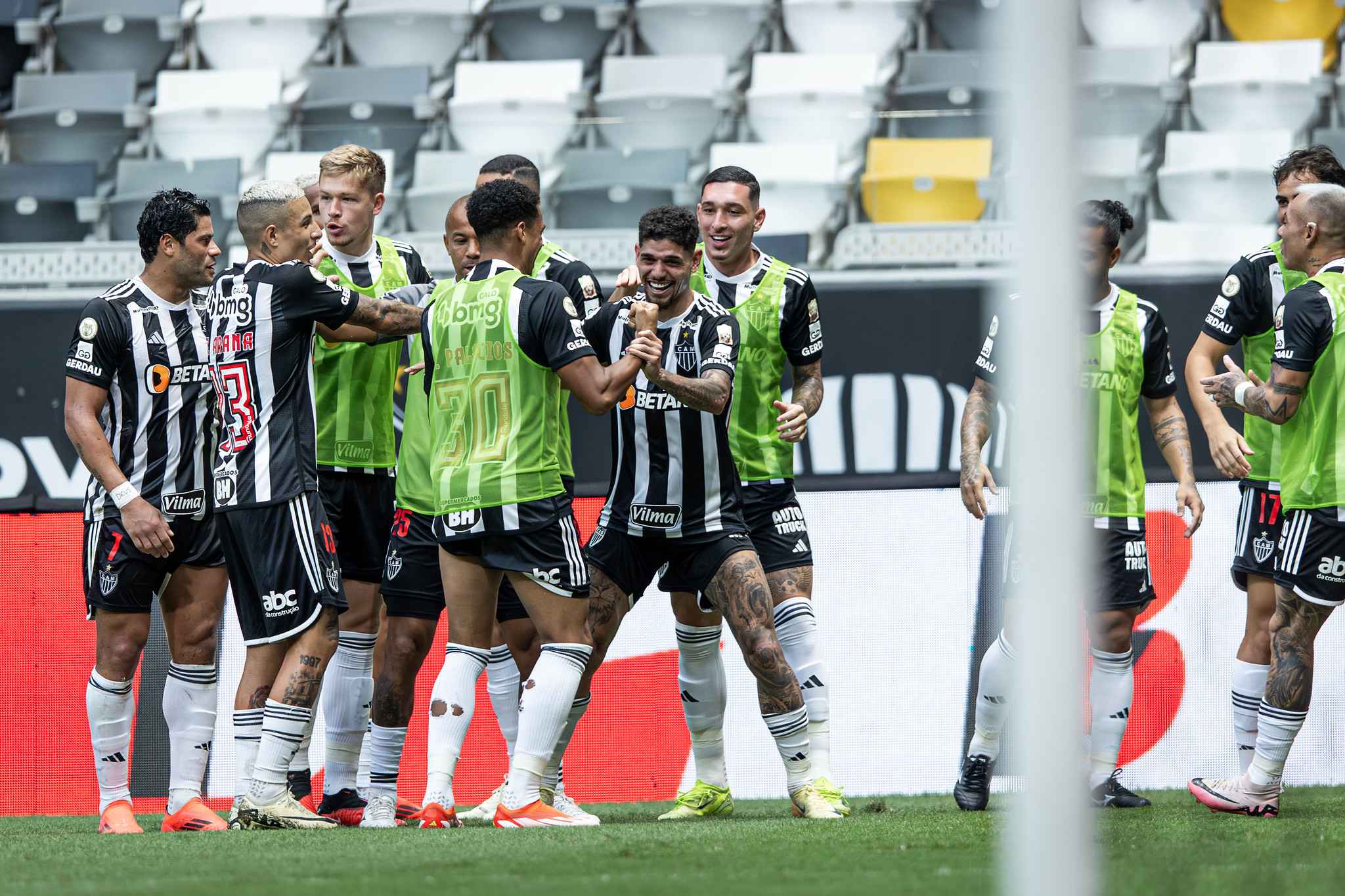 Atlético-MG vence e soma três pontos. (Foto: Pedro Souza/CAM)