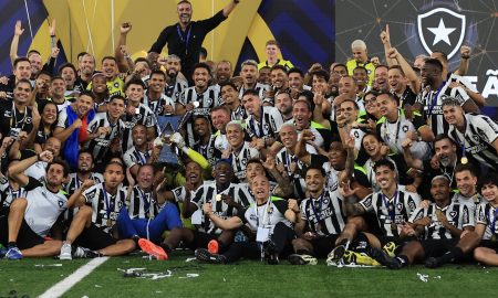 Botafogo comemorando o titulo. (Foto: Buda Mendes/Getty Images)