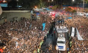 Desfile Botafogo. (Foto: Divulgação/Botafogo)