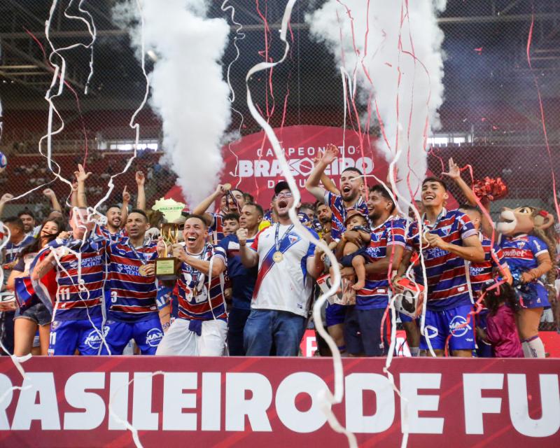 Fortaleza supera Apodi e é campeão do Brasileirão de Futsal (Foto: Lucas Emanuel/CBFS)