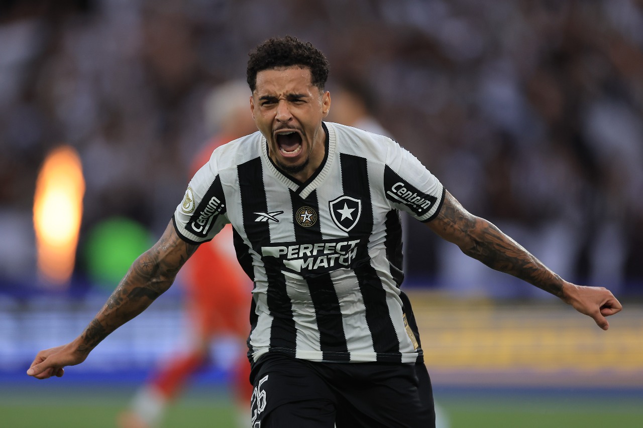 Gregore comemorando o segundo gol. (Foto:Buda Mendes/Getty Images)