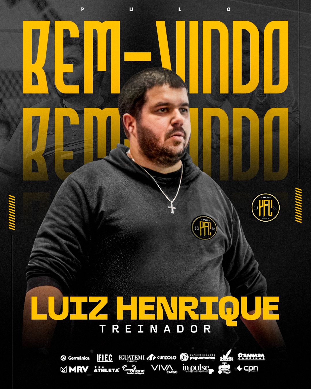 Luiz Henrique é o novo técnico do Pulo Futsal (Foto: Divulgação)