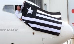 Textor na chegada. (Foto:Vítor Silva/ Botafogo)