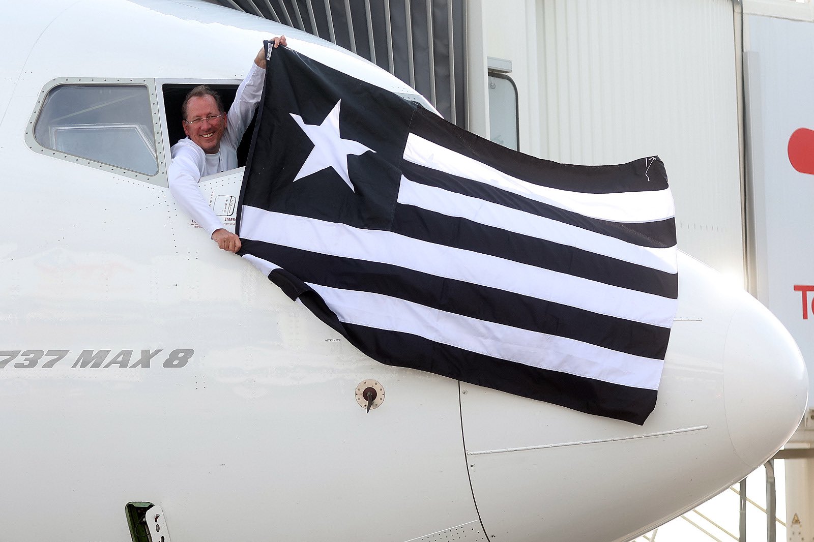 Textor na chegada. (Foto:Vítor Silva/ Botafogo)