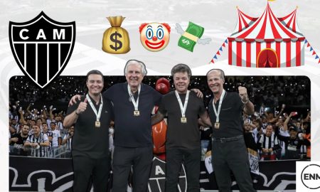 SAF do Atlético-MG em crise. (Arte: ENM)