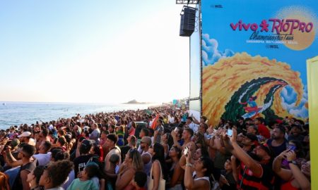 Etapa da WSL no Rio de Janeiro. (Foto: Reprodução/WSL)