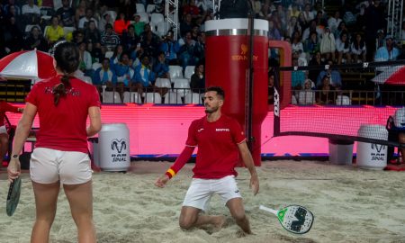 Antomi Ramos e Graell (Foto: Ivan Sorti/Copa do Mundo de Beach Tennis)