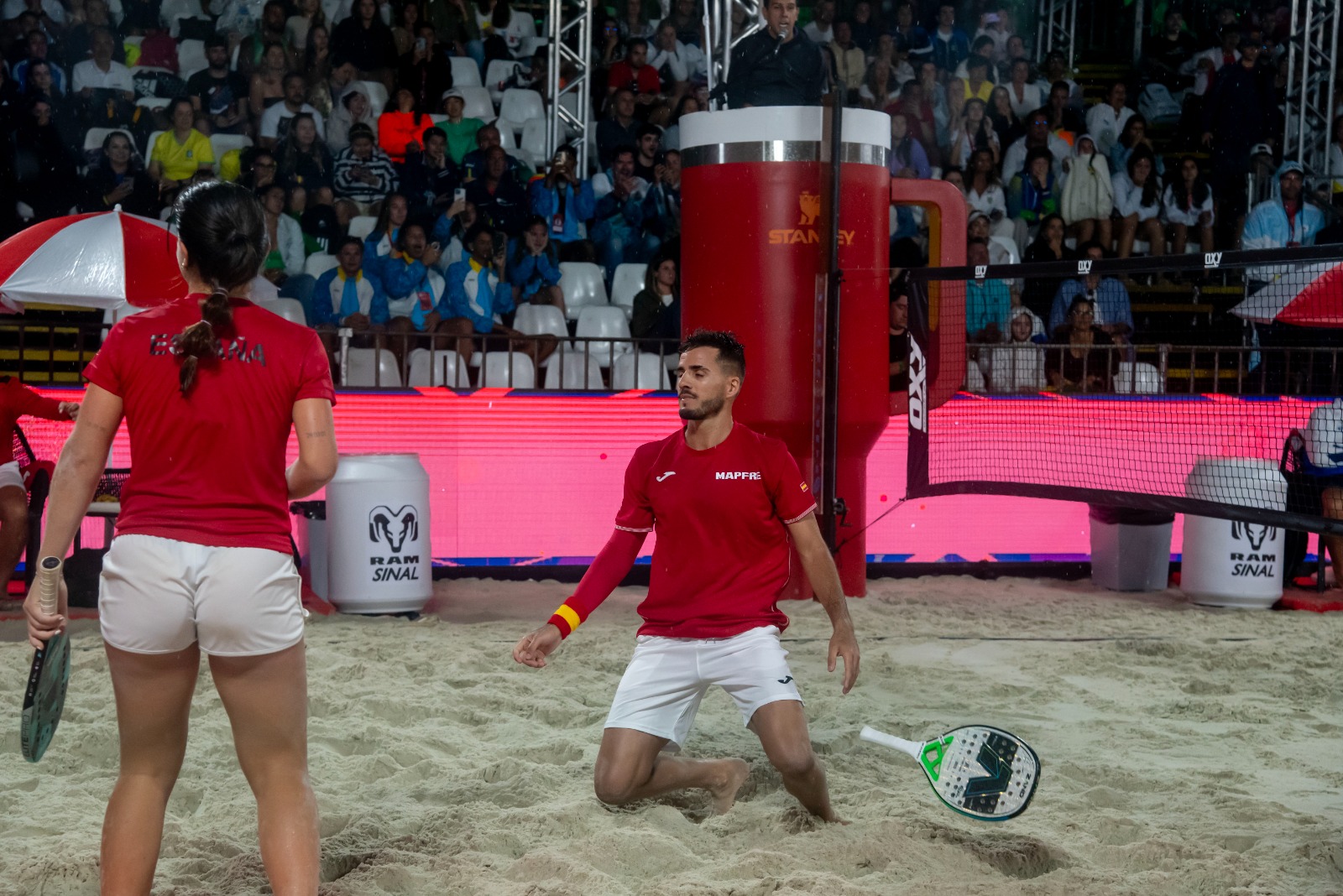 Antomi Ramos e Graell (Foto: Ivan Sorti/Copa do Mundo de Beach Tennis)