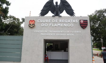 Entrada do CT do Flamengo (Foto: Gilvan de Souza/Flamengo)