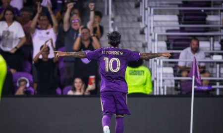 Facundo Torres em ação pelo Orlando City. (Foto: site oficial/Orlando City).