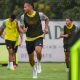 Pablo em treinamento do Flamengo (Foto: Marcelo Cortes / CRF)