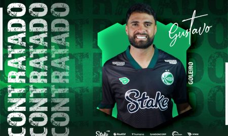 Juventude anuncia o goleiro Gustavo. (Foto: Reprodução/ECJ)