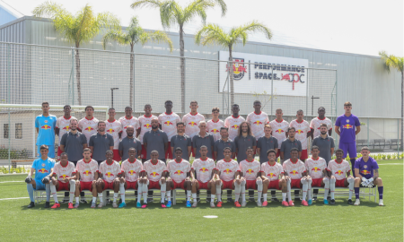 Jogadores do time sub-20 do Red Bull Bragantino. (Foto: Fernando Roberto/Red Bull Bragantino)