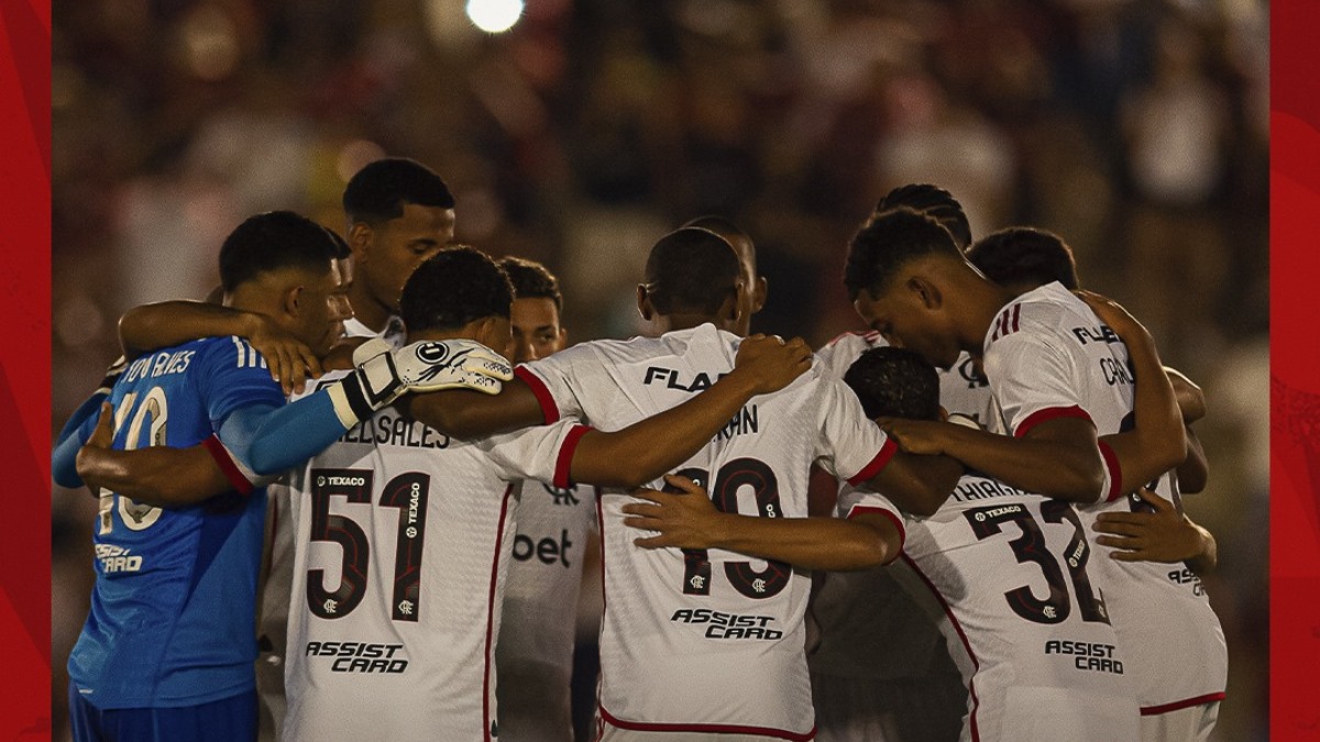 Flamengo empatou com o Madureira. Foto: Reprodução / Flamengo