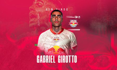 Gabriel é anunciado como reforço do Red Bull Bragantino. (Foto: Divulgação/Red Bull Bragantino)