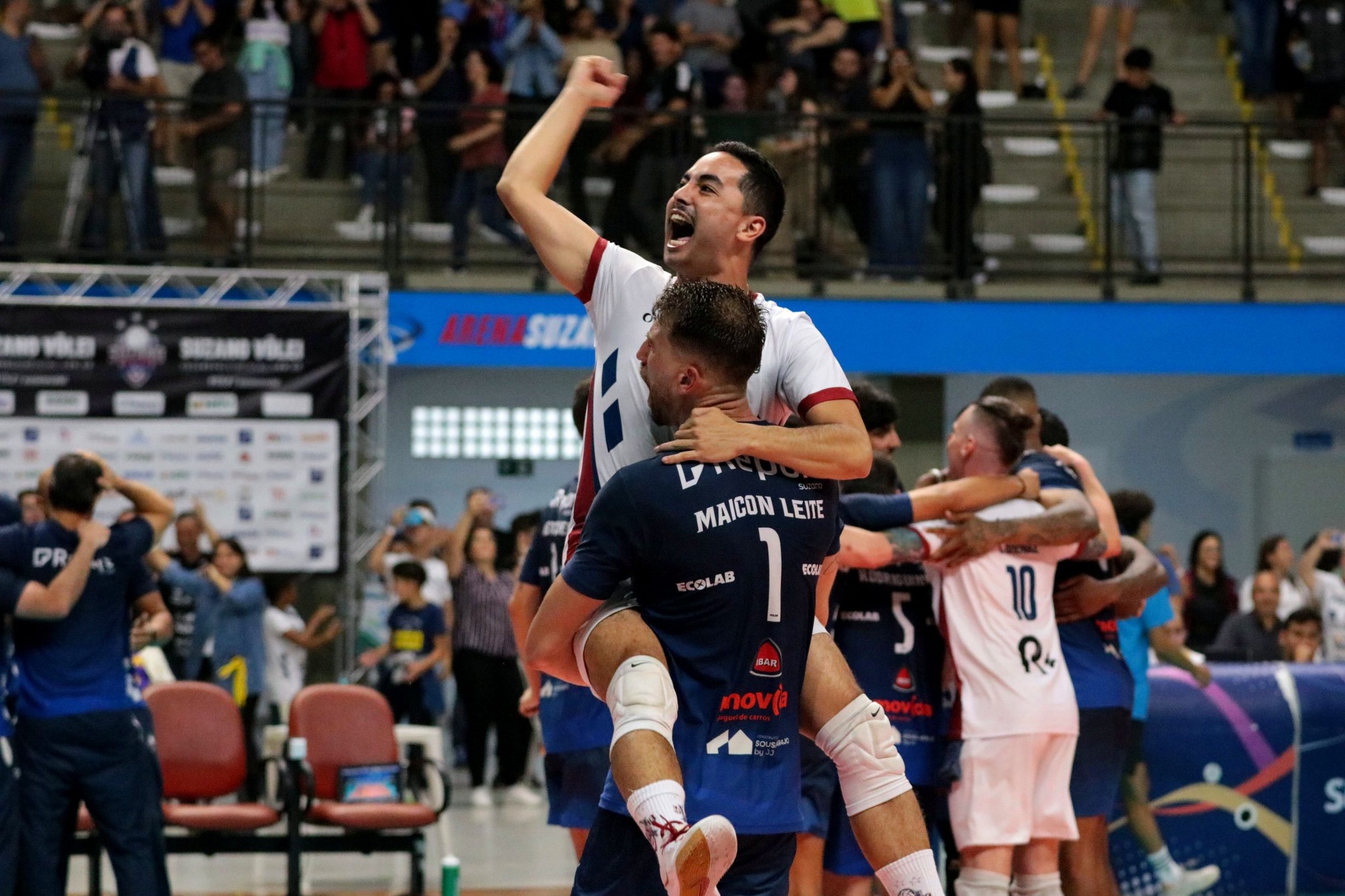 Suzano em quadra pela Superliga de vôlei