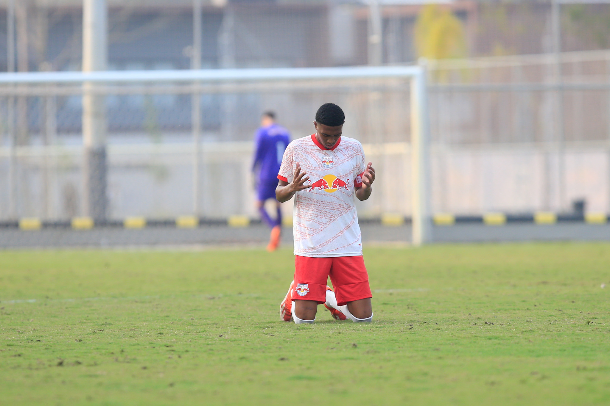 Riquelme, jogador do time sub-20 do Red Bull Bragantino. (Foto: Fernando Roberto/Red Bull Bragantino)