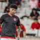 Filipe Machado, com a camisa do Vitória. (Foto: Victor Ferreira/ECV)