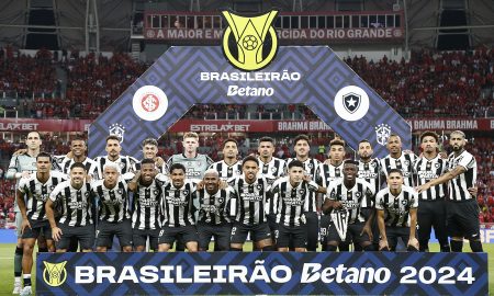 Time do Botafogo. (Foto:Vítor Silva/Botafogo)