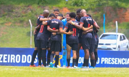 Jogadores do time sub-20 do Red Bull Bragantino. (Foto: Fernando Roberto/Red Bull Bragantino)