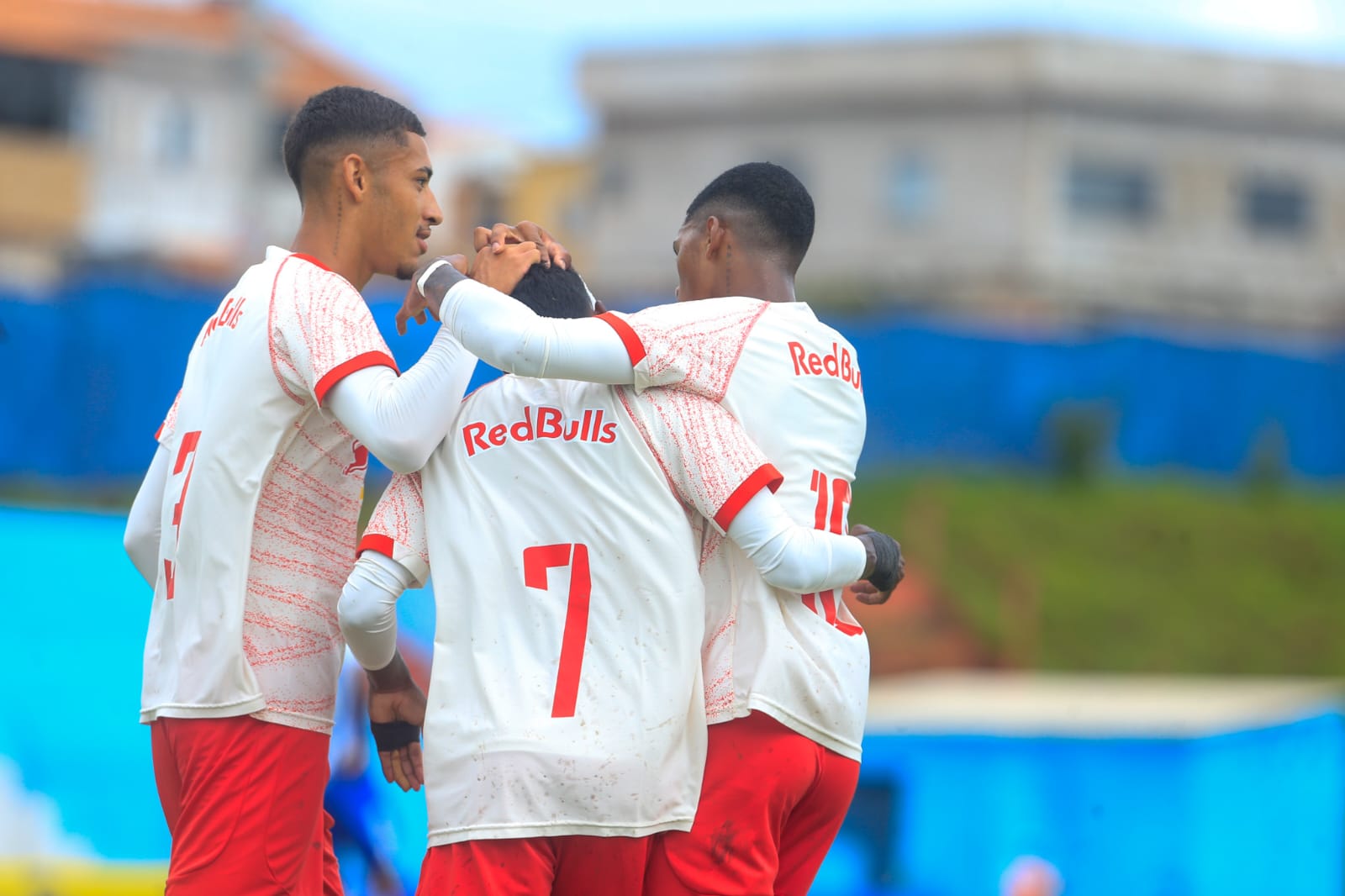 Jogadores do time sub-20 do Red Bull Bragantino. (Foto: Fernando Roberto/Red Bull Bragantino)