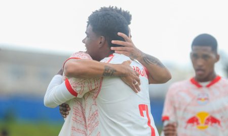 Jogadores do time sub-20 do Red Bull Bragantino. (Foto: Fernando Roberto/Red Bull Bragantino)